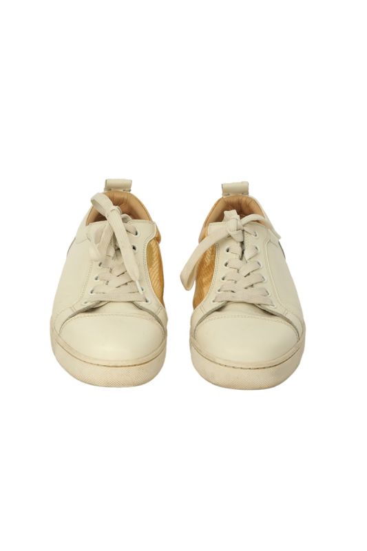 Christian Louboutin EU 37 White with Golden Sneaker