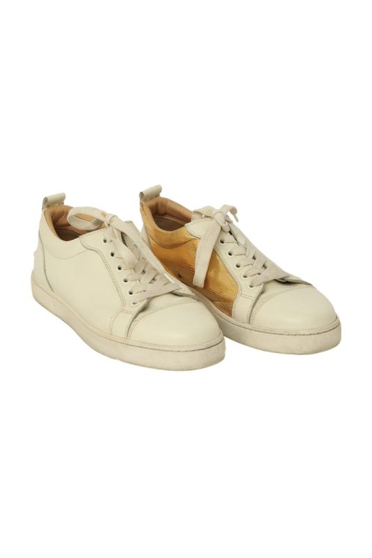 Christian Louboutin EU 37 White with Golden Sneaker