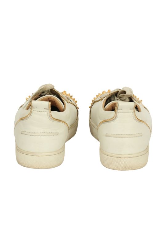 Christian Louboutin EU 37 White with Golden Sneaker