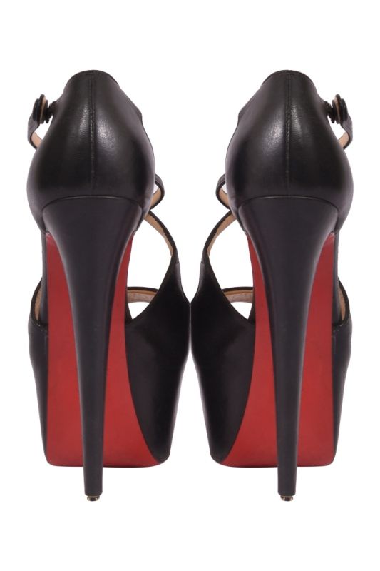 Christian Louboutin Exagona Crisscross Platform Sandals
