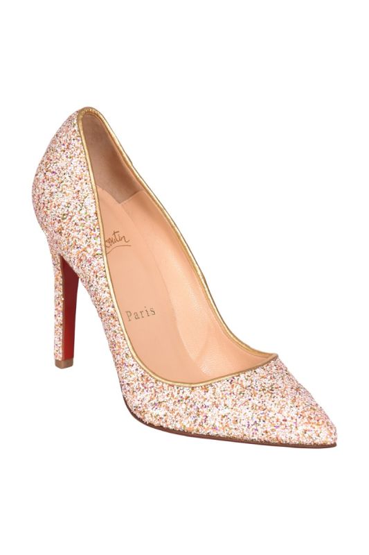 Christian Louboutin Multicolor Glitter Pigalle Follies Pumps