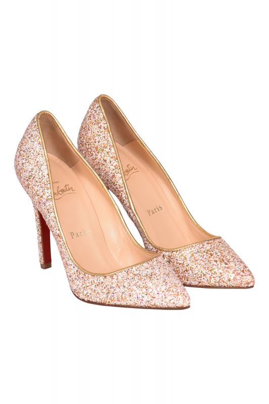 Christian Louboutin Multicolor Glitter Pigalle Follies Pumps