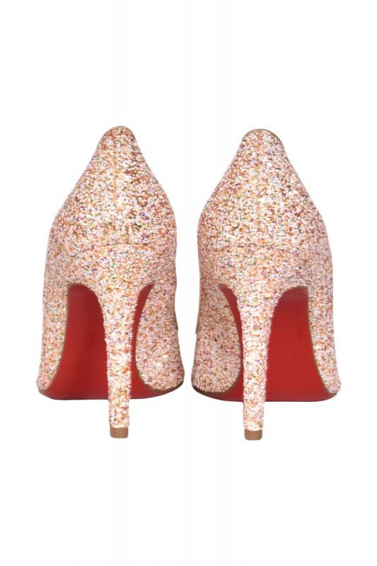 Christian Louboutin Multicolor Glitter Pigalle Follies Pumps