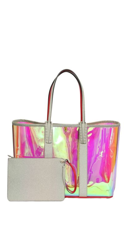 Christian Louboutin PVC Spikes East West Cabata Tote