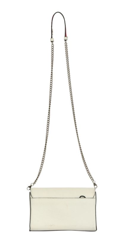 Christian Louboutin White Love Multicolor Embellished Sling Bag
