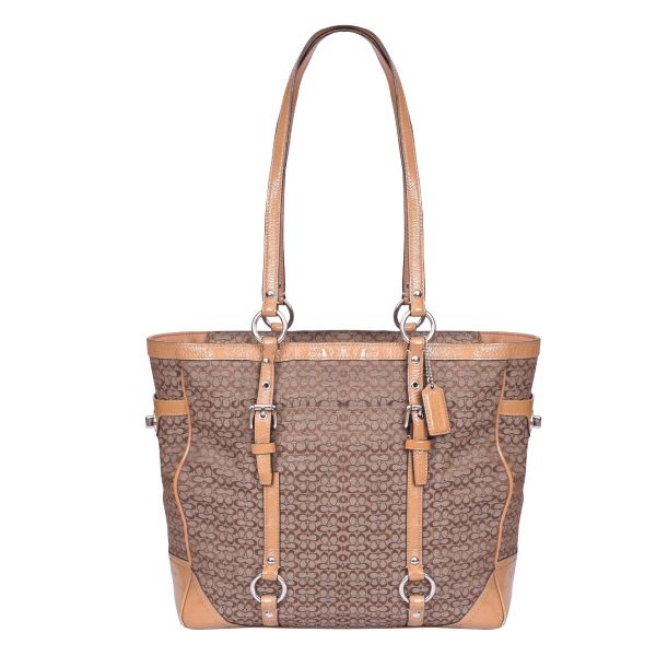 COACH AVA SIGNATURE TOTE BAG