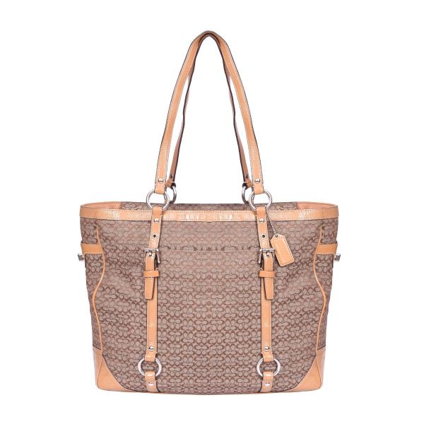 COACH AVA SIGNATURE TOTE BAG