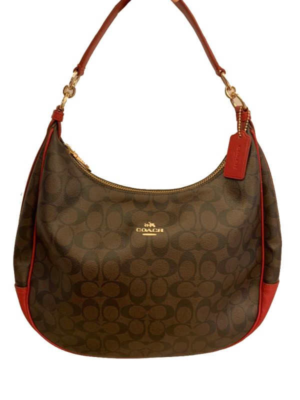 Coach Signature Harley East West Hobo Bag