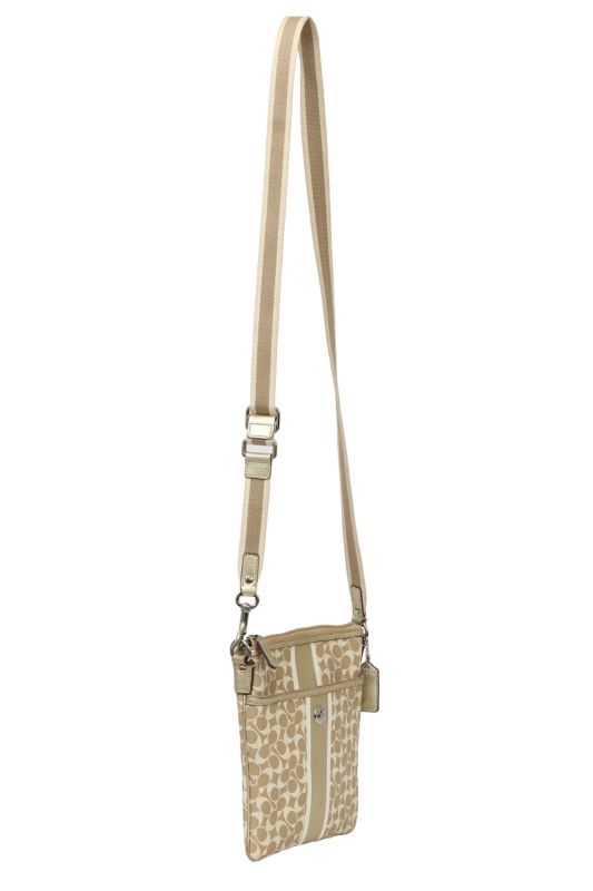 Coach Beige Monogram Sling Bag
