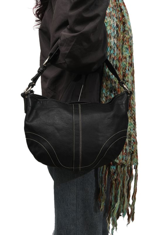 Coach Black Leather Soho Hobo Bag