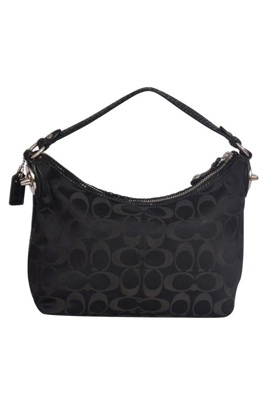 Coach Black Signature Shoulder Bag