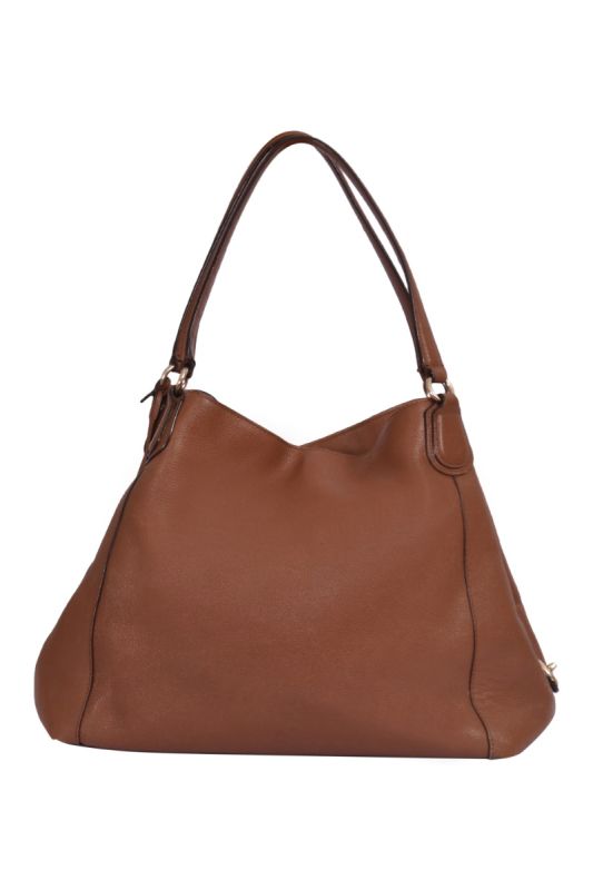Coach Brown Leather Eddie Shoulder Bag