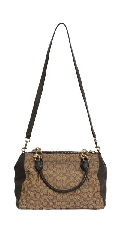 Coach Canvas and Leather Eta Carryall Bag