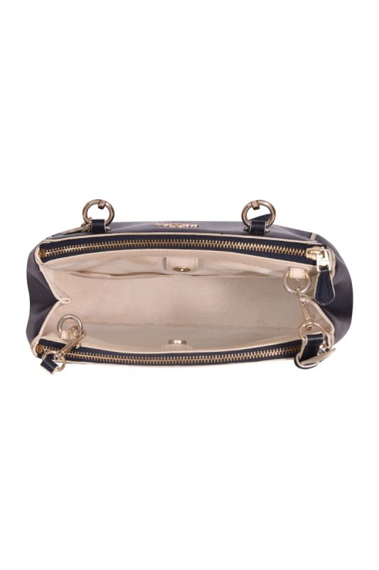 Coach Christie Midnight Blue Cross Grain Leather Bag