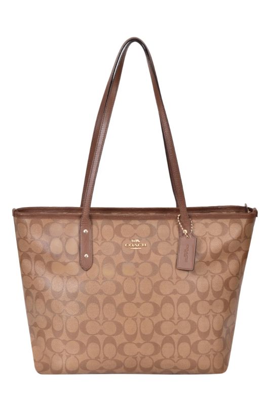 Coach City Signature Tote Bag