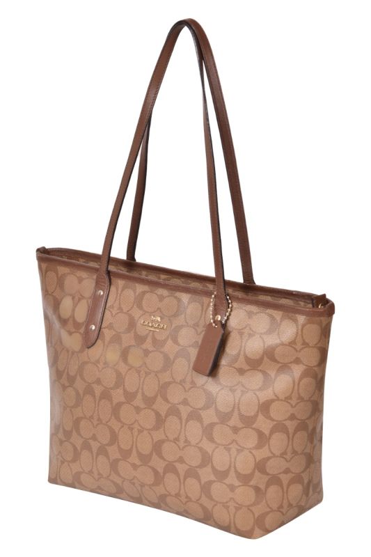 Coach City Signature Tote Bag