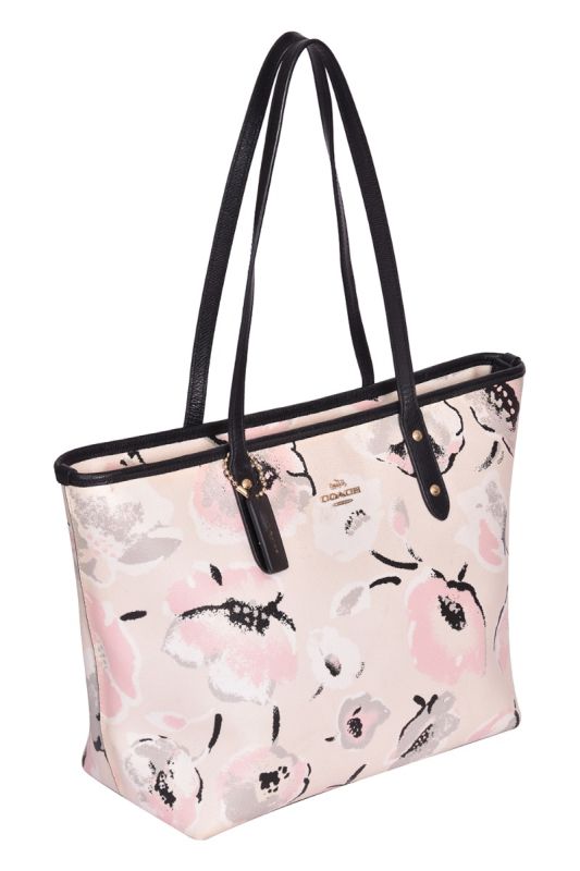 Coach City Zip Tote Wildflower Bag