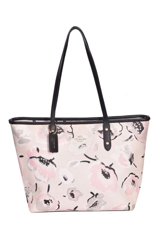 Coach City Zip Tote Wildflower Bag