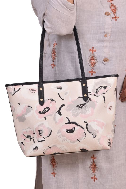 Coach City Zip Tote Wildflower Bag