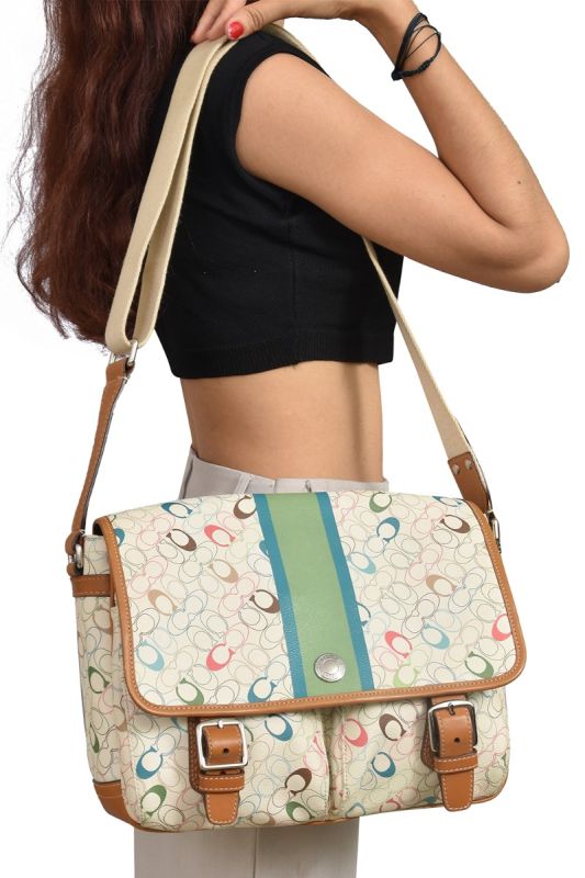 Coach Coated Fabric Multicolor Messenger Bag