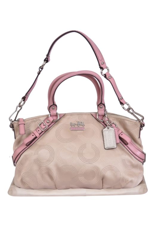 Coach Dotted OP Art Sophia Satchel Bag