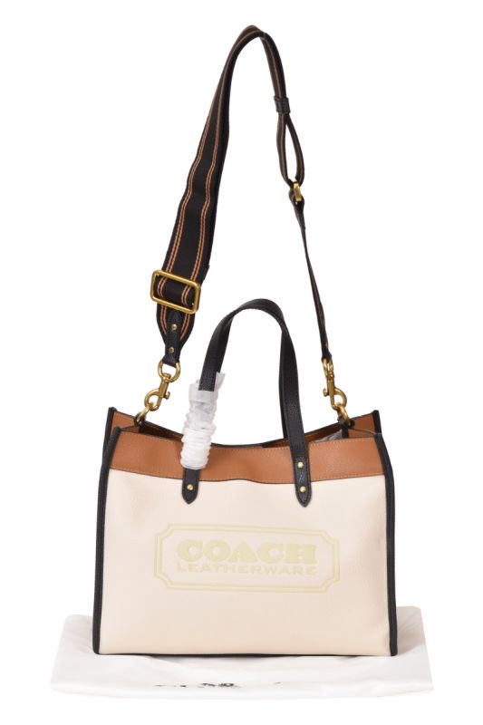 Coach Field Signature Colorblock Tote Bag