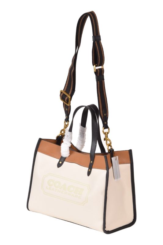 Coach Field Signature Colorblock Tote Bag