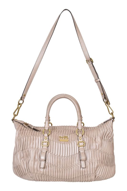 Coach Golden Satchel Handbag