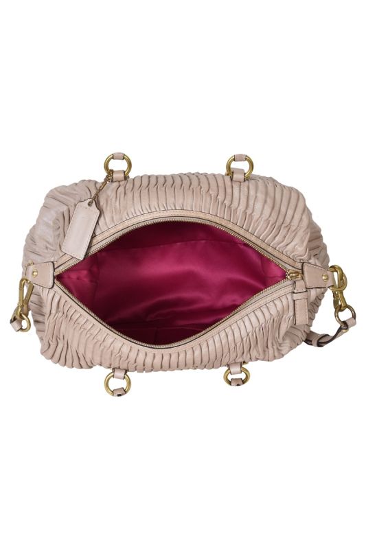 Coach Golden Satchel Handbag