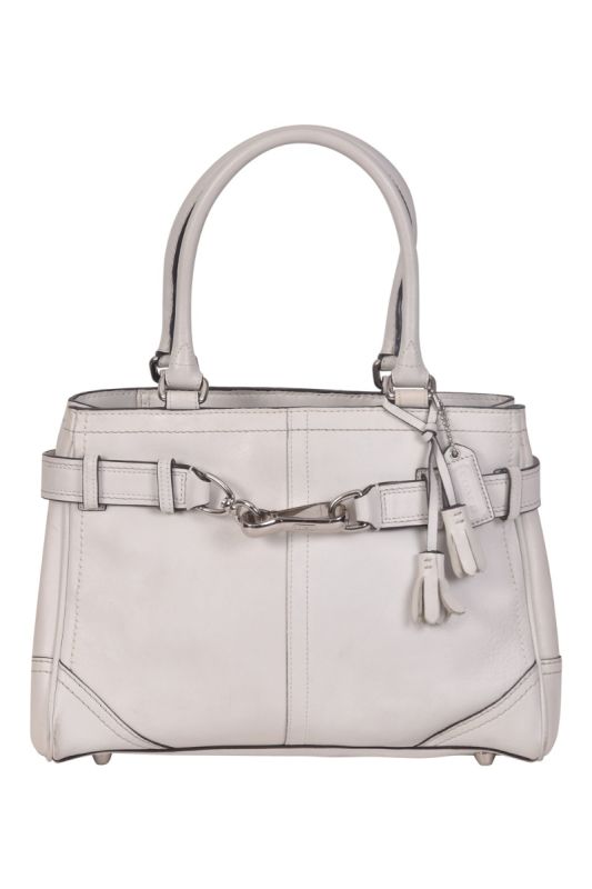 Coach Hampton Pebbled Shoulder Bag