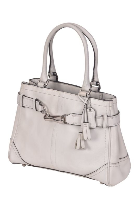 Coach Hampton Pebbled Shoulder Bag