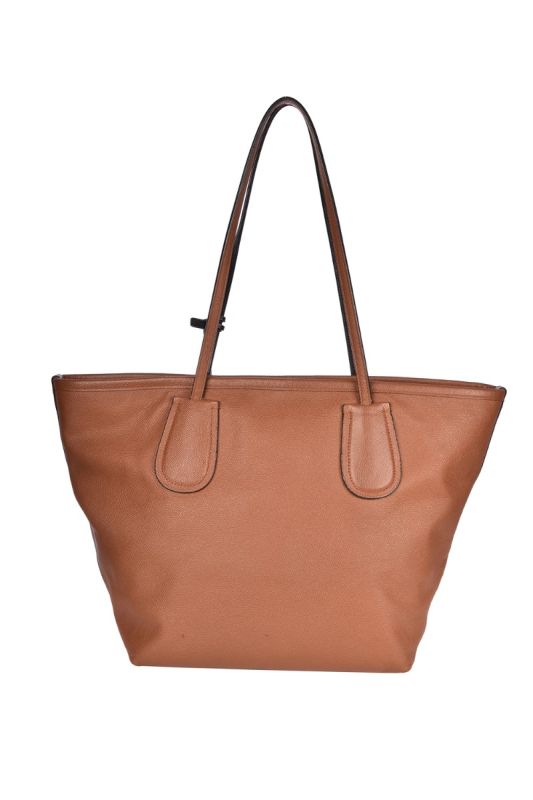 COACH HAVAN LEATHER DOUBLE HANDS TOTE BAG