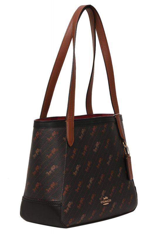 COACH HORSE AND CARRIAGE DOT PRINT TOTE