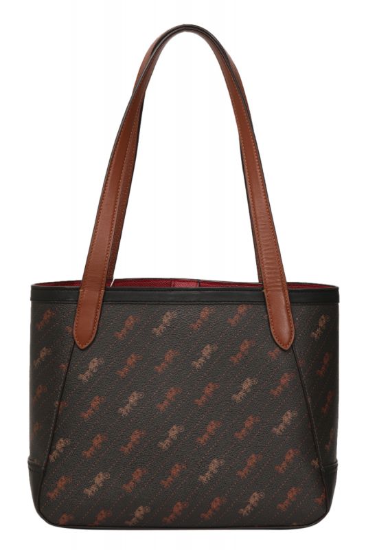 COACH HORSE AND CARRIAGE DOT PRINT TOTE