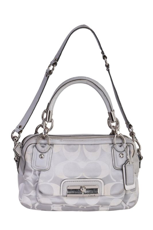 COACH KRISTIN SIGNATURE EAST WEST TOTE BAG