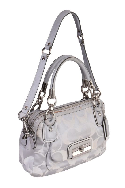 COACH KRISTIN SIGNATURE EAST WEST TOTE BAG