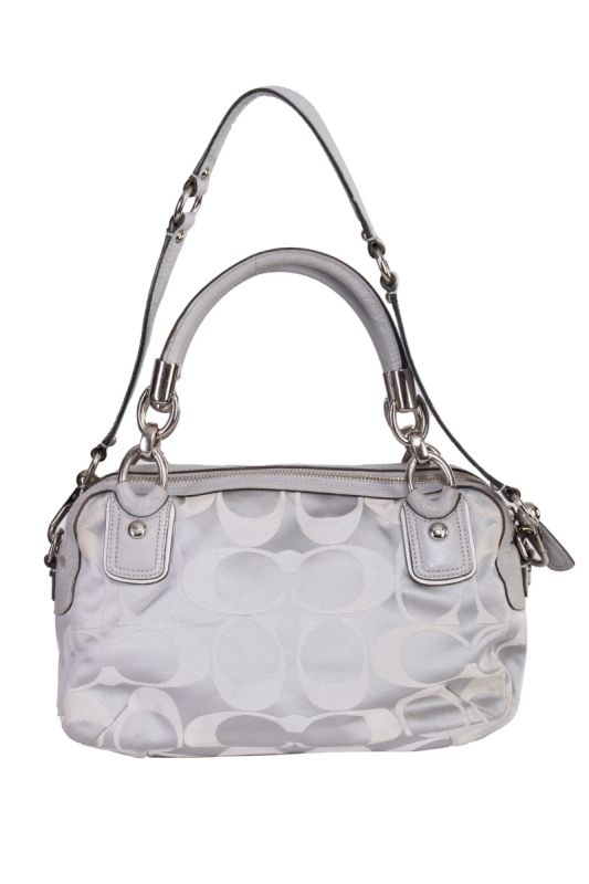 COACH KRISTIN SIGNATURE EAST WEST TOTE BAG