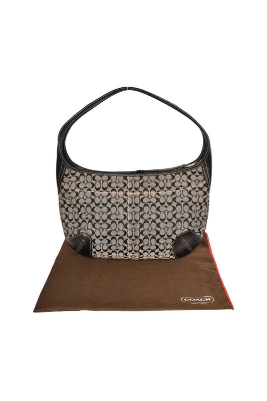 COACH LOGO SIGNATURE SHOULDER BAG