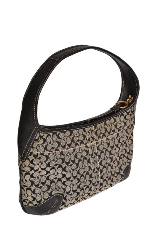 COACH LOGO SIGNATURE SHOULDER BAG