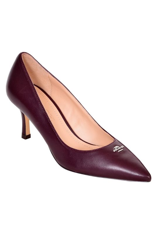 Coach Maroon Alyce Pumps