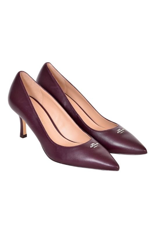 Coach Maroon Alyce Pumps