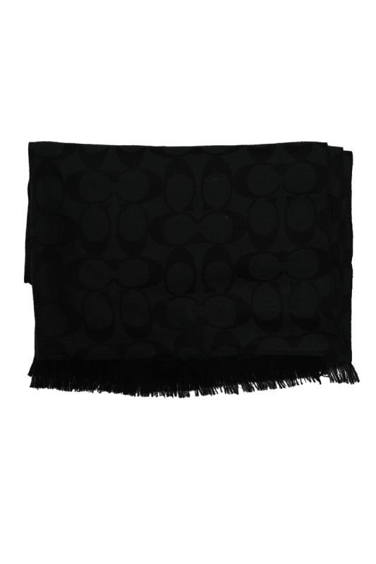 Coach Monogram Black Shawl