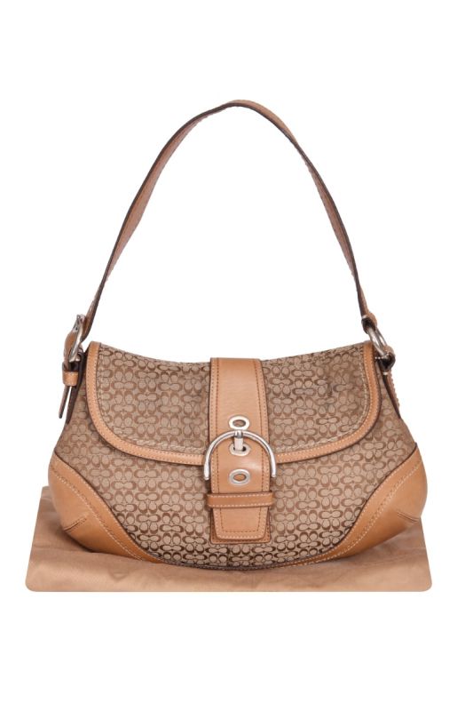 Coach Monogram Canvas Shoulder Bag RT139-10