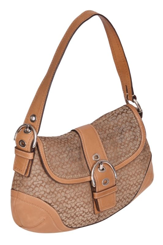 Coach Monogram Canvas Shoulder Bag RT139-10