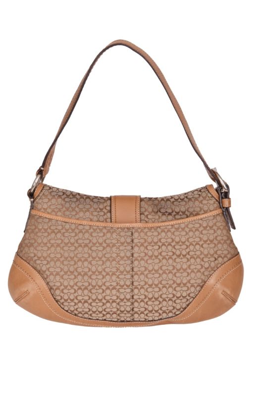 Coach Monogram Canvas Shoulder Bag RT139-10