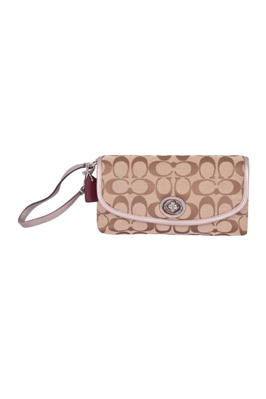 COACH MONOGRAM CANVAS SLING BAG