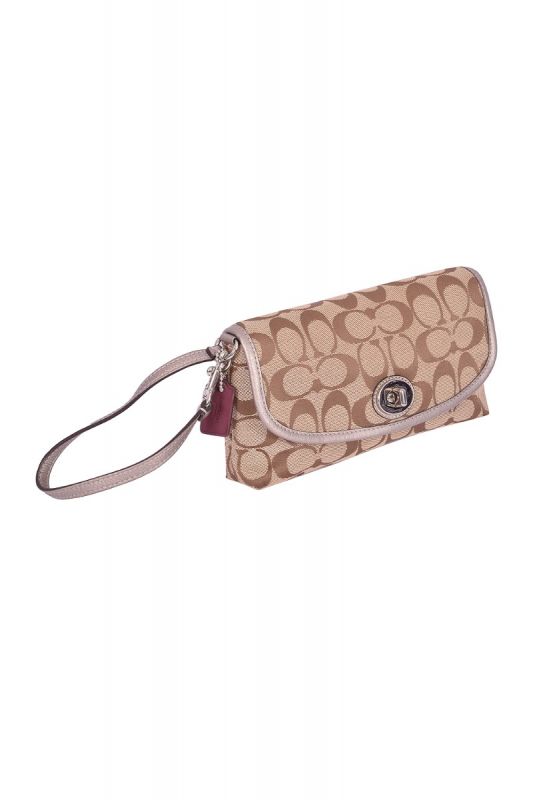 COACH MONOGRAM CANVAS SLING BAG