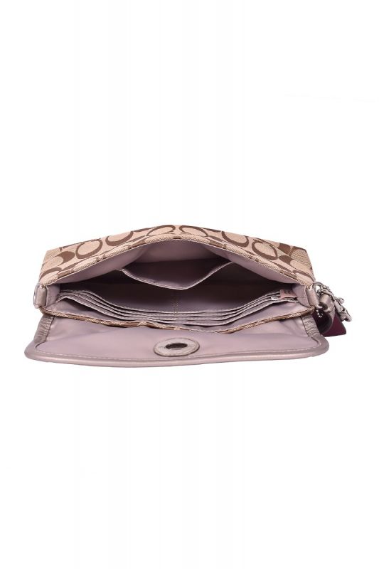 COACH MONOGRAM CANVAS SLING BAG
