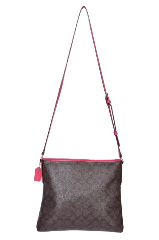 Coach Monogram East West Crossbody Bag