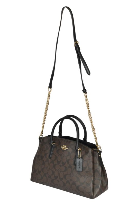 Coach Monogram Mini Sage Carryall Tote Bag